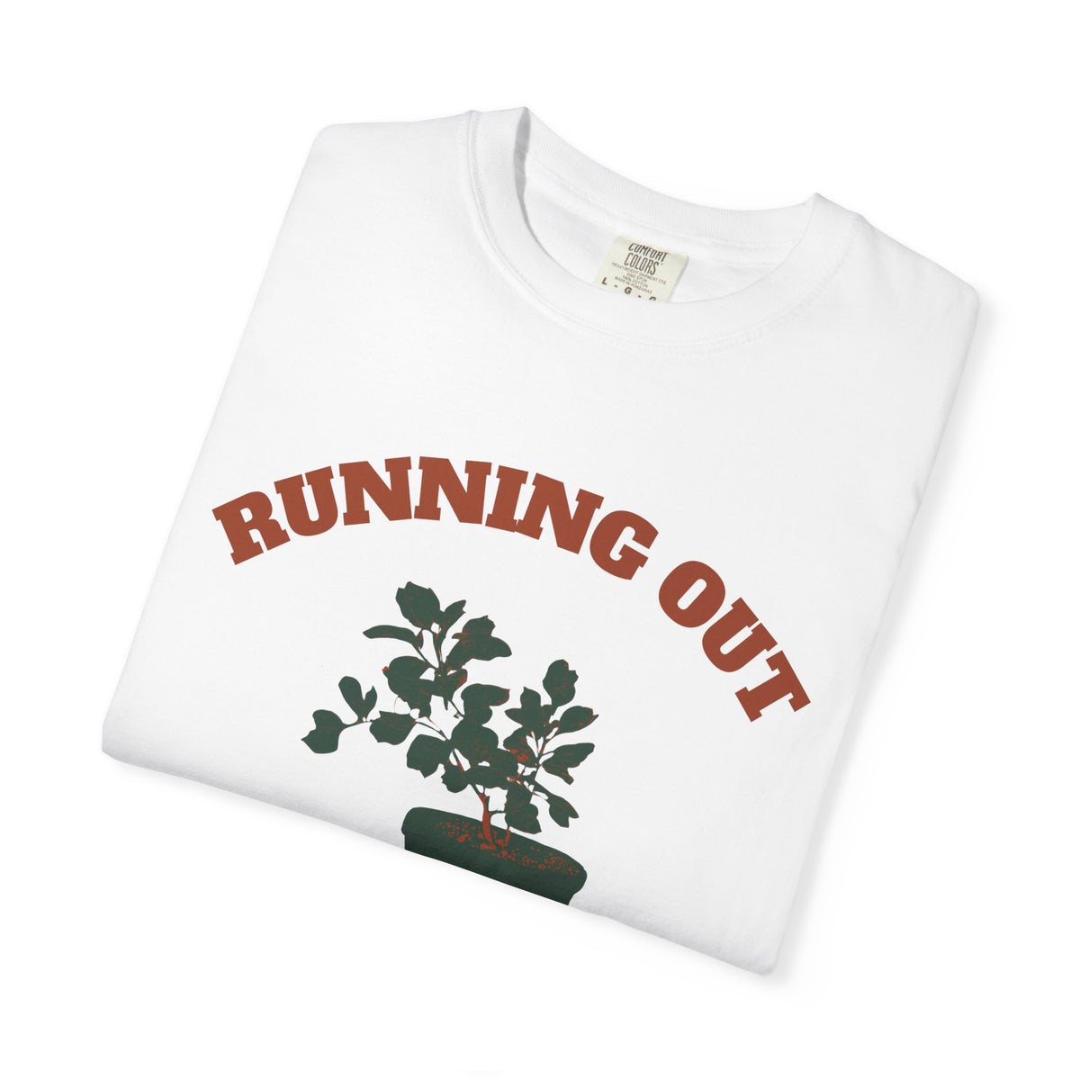 Funny Herb Gardener Shirt - Running Out of Thyme Pun Tee for Gardeners