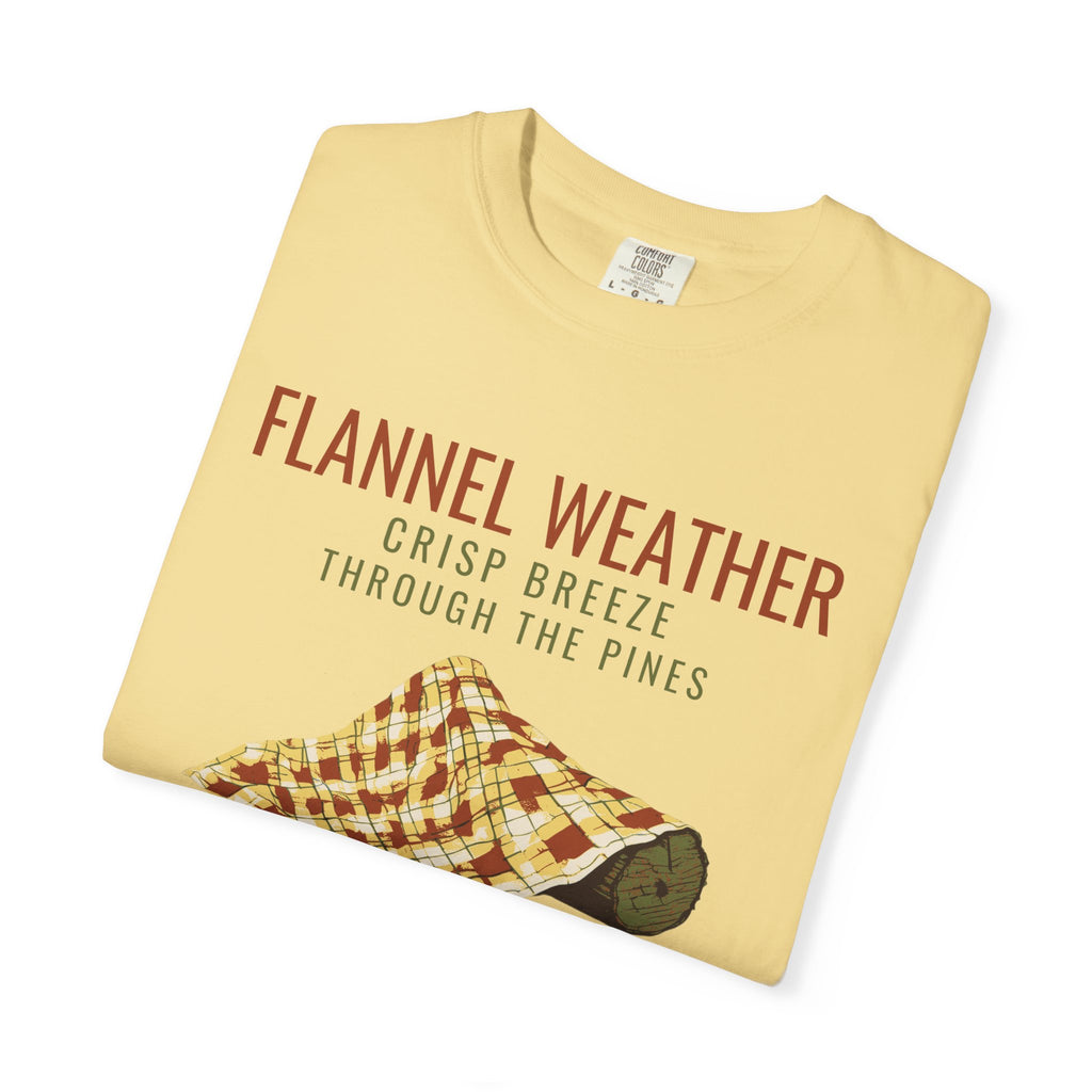 Fall Cabin Shirt - Flannel Weather Crisp Breeze Through the Pines