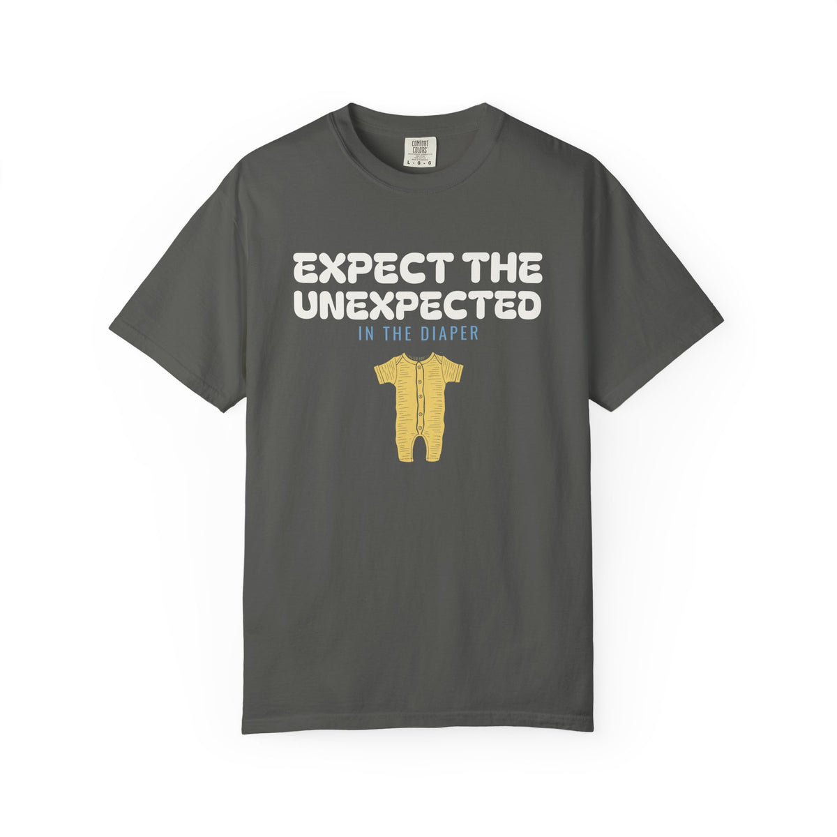New Dad Shirt - Expect the Unexpected in the Diaper Tee