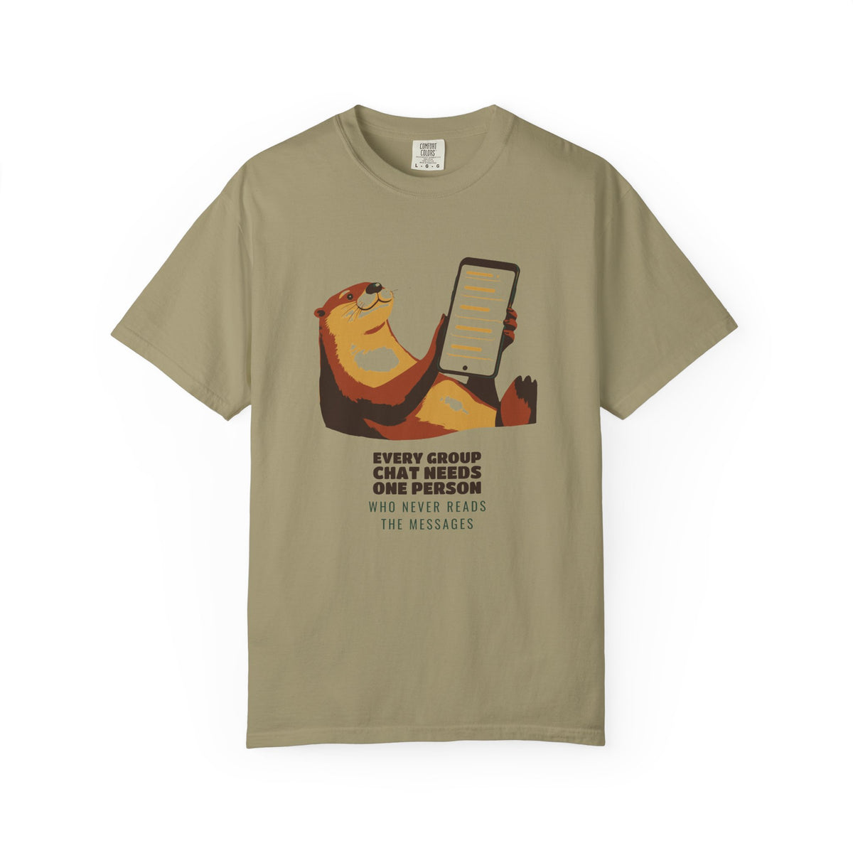 Group Chat Shirt - The Otter Who Never Reads the Messages Tee