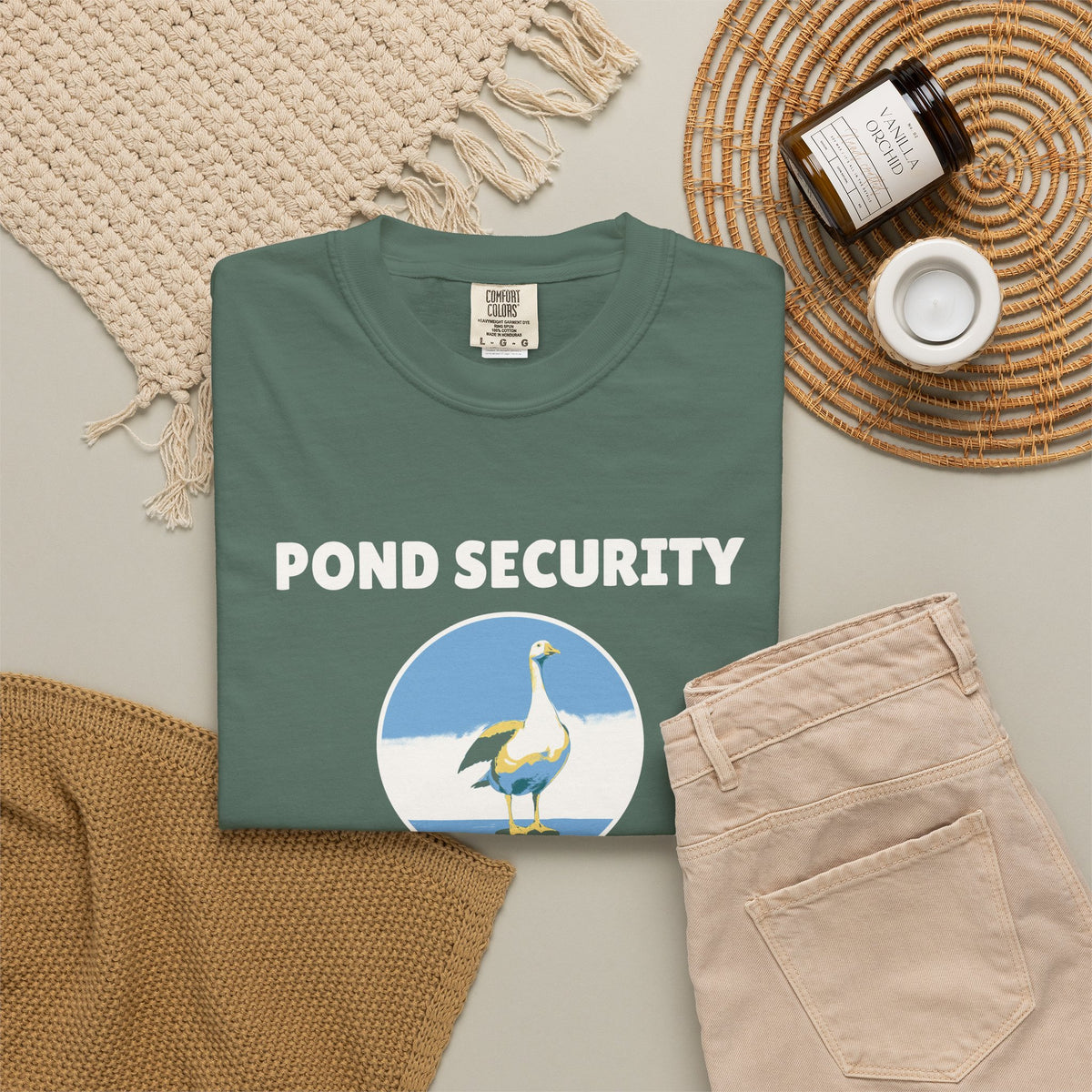 Funny Pond Security Trespassers Get the Hiss Shirt Tee
