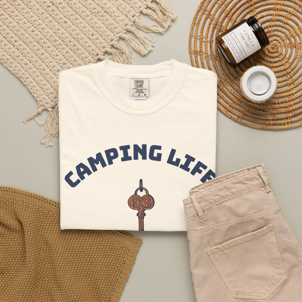 Glamper Gift Shirt - Camping Life Except I'm in a Hotel Tee