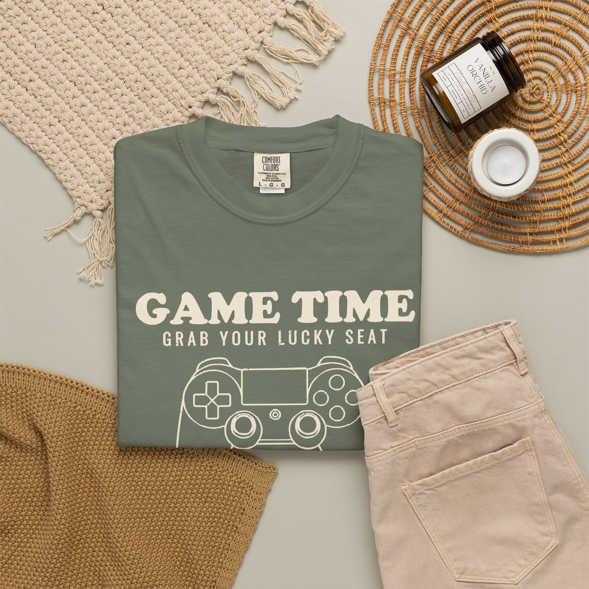 Fans Classic Video Games Shirt - Game Time Grab Your Lucky Seat Tee