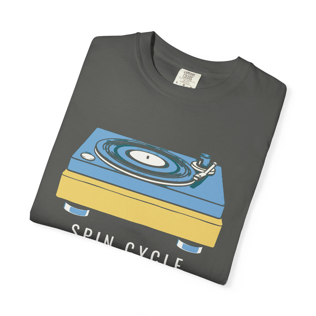 Vinyl Record Shirt - Spin Cycle Record Player Tee for Music Lover