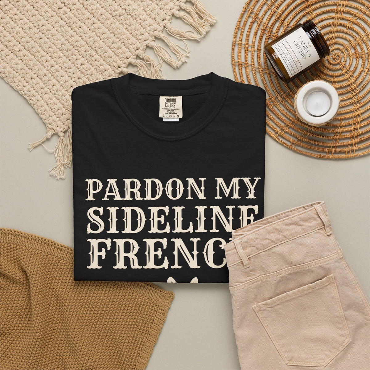 Sports Parent Gift Shirt - Pardon My Sideline French Tee