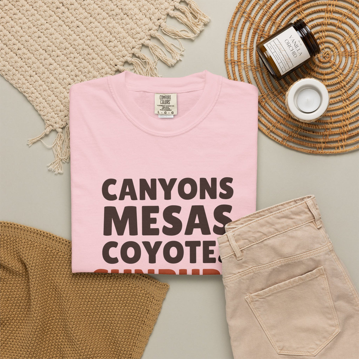 National Park Shirt - Canyons Mesas Coyotes Sunburn Tee