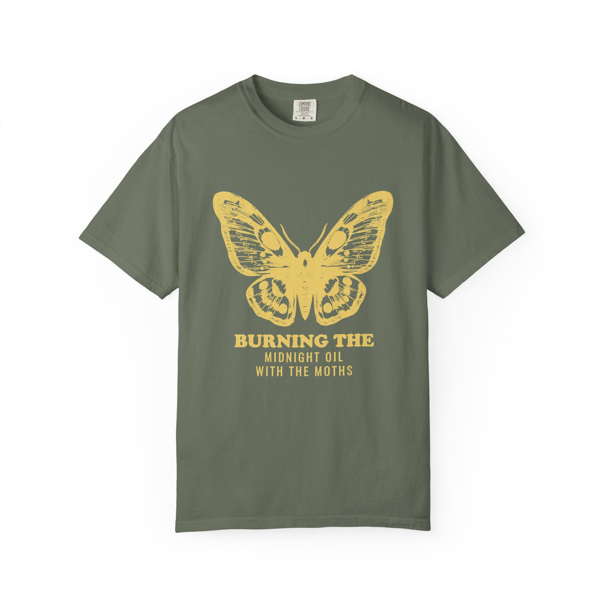 Night Owl Gift Shirt - Burning the Midnight Oil with the Moths Tee