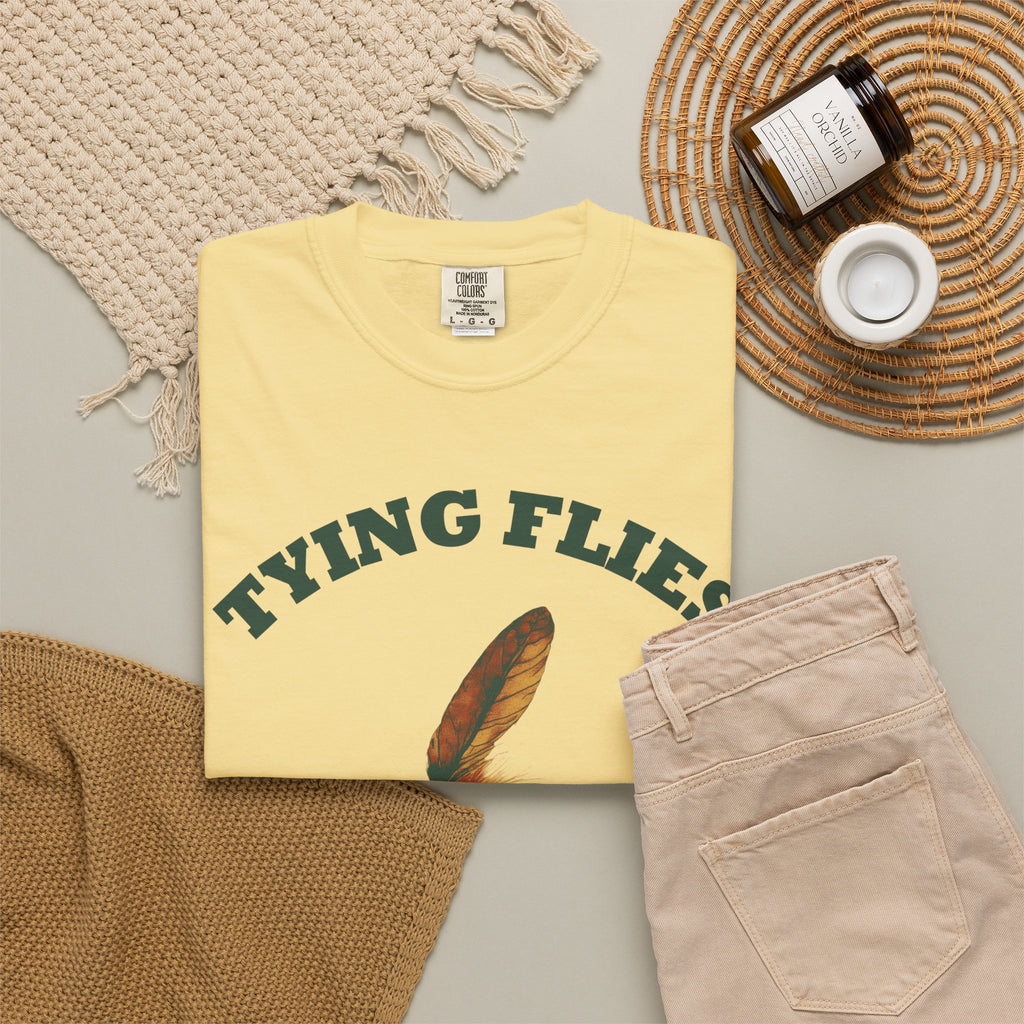 Fly Fishing Shirt Tying Flies Knots Hold When They Want Men's Tee