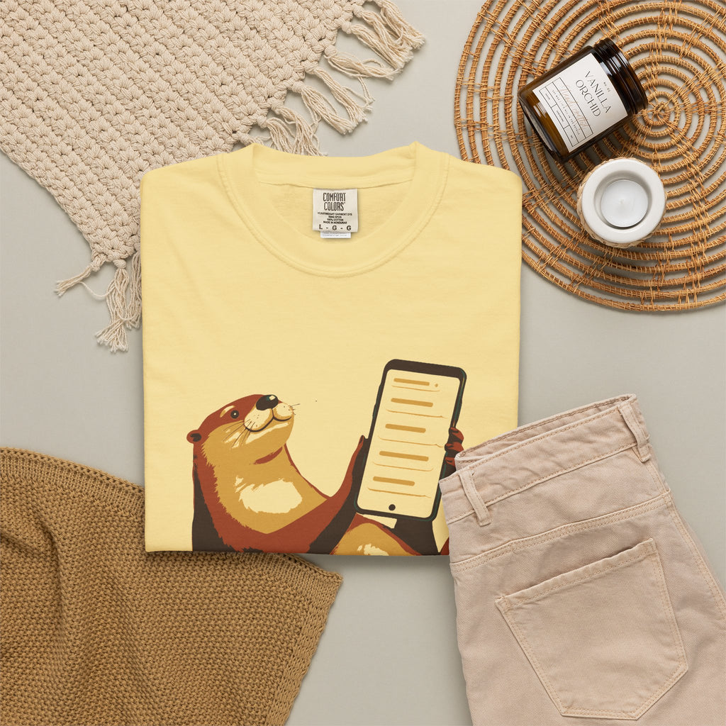 Group Chat Shirt - The Otter Who Never Reads the Messages Tee