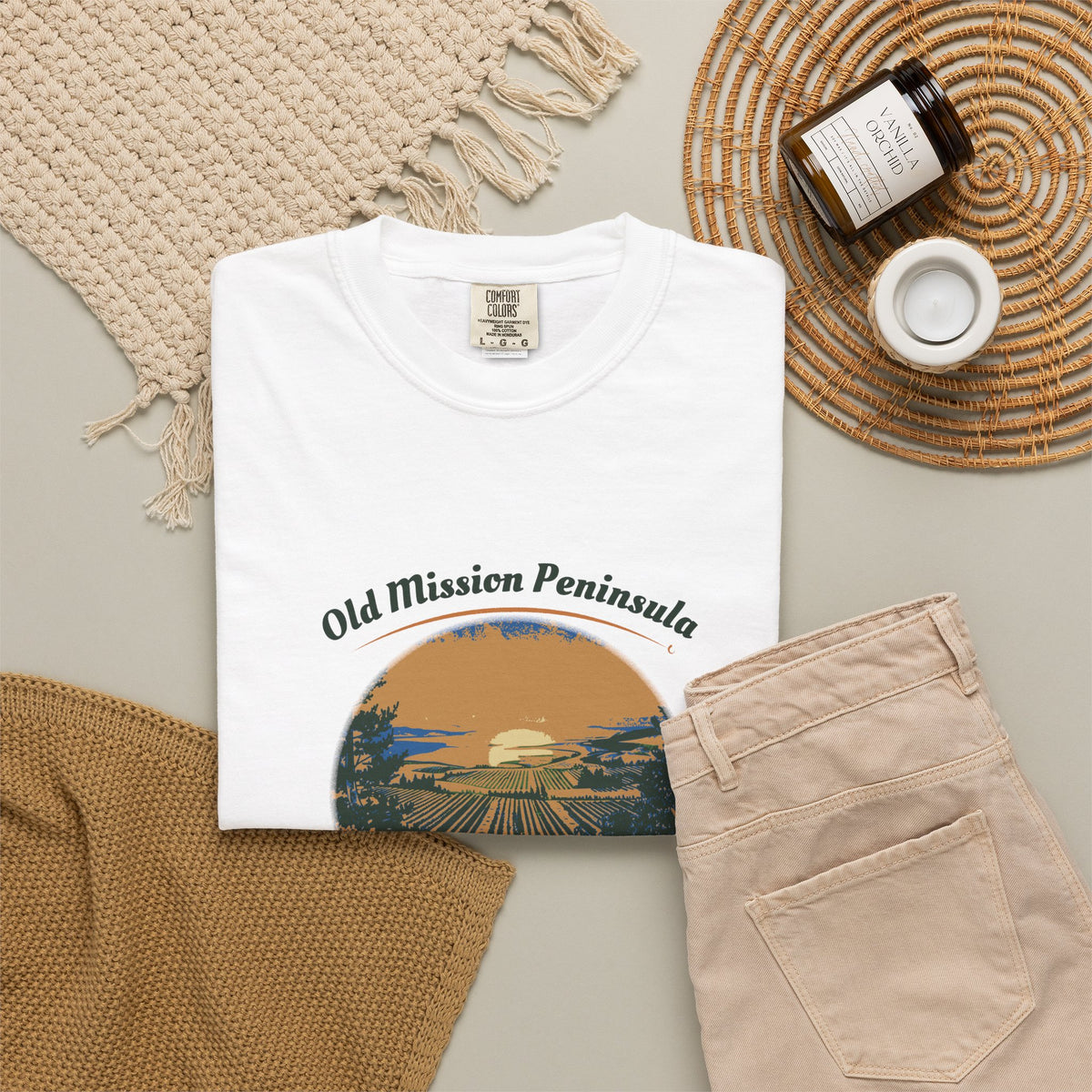 Old Mission Peninsula Shirt - Michigan Souvenir Tee