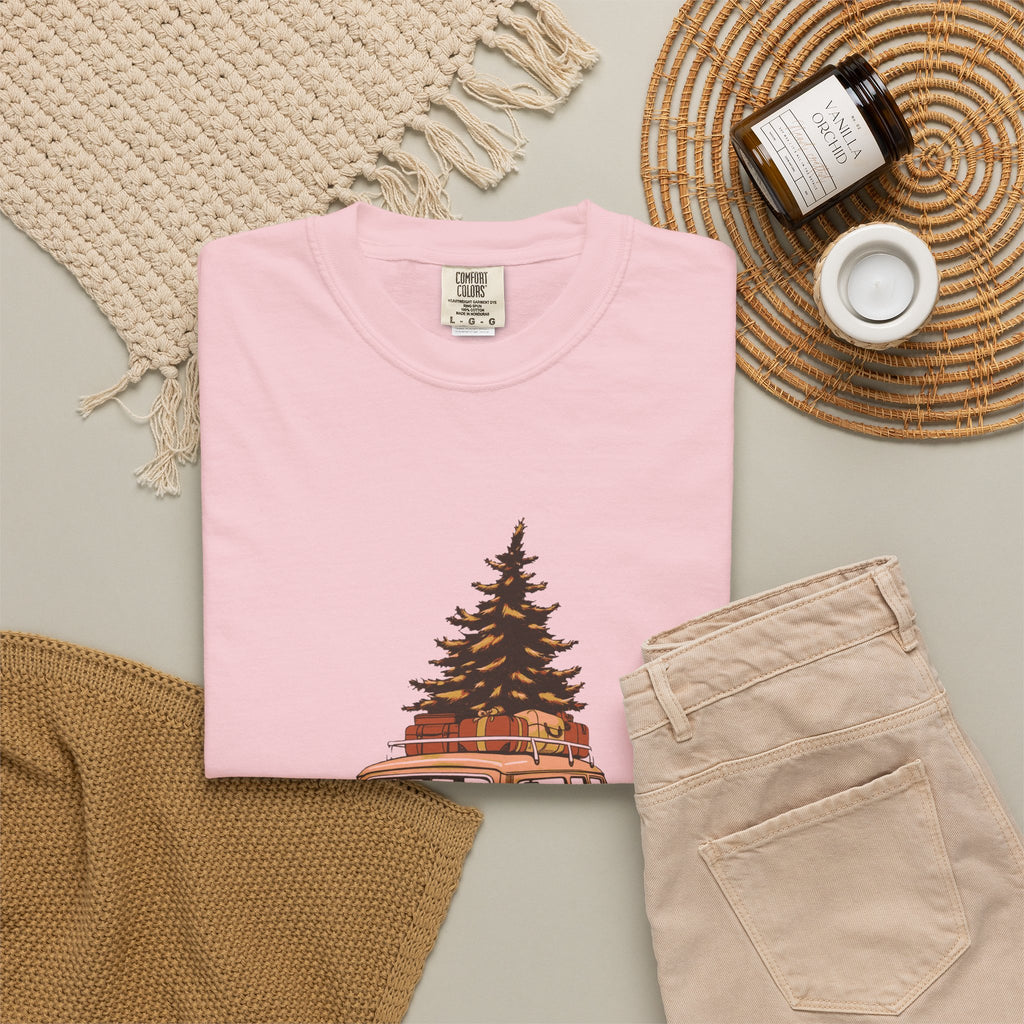 Tree Graphic Shirt - Over The River And Into Debt Tee