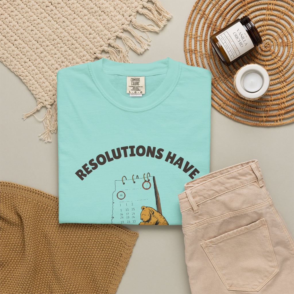 New Year's Eve Shirt - Resolutions Have a Two Day Warranty Tee