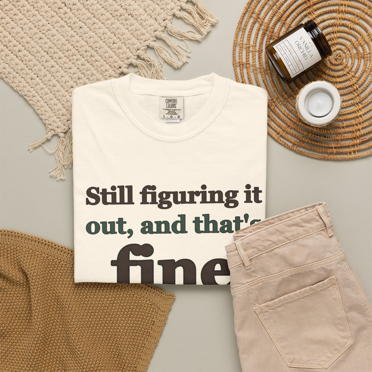 Mental Health Gift Shirt - Still Figuring It out and That's Fine