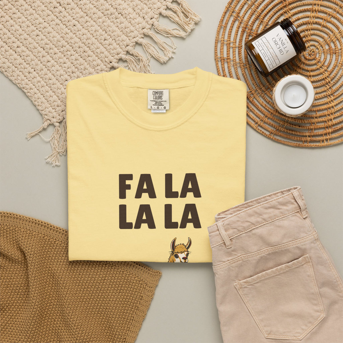Llama Lover Shirt - Fa La La La Llama Tee