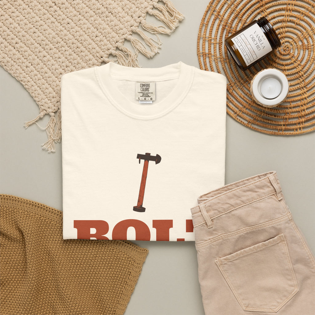 Mechanic Gift Shirt - Bolt Won't Budge Bigger Hammer Tee