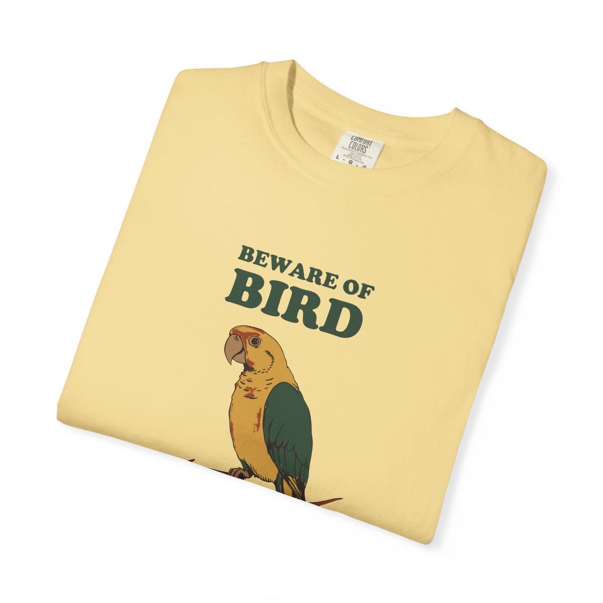 Beware of Bird She's Got Opinions Shirt Parrot Owner Tee