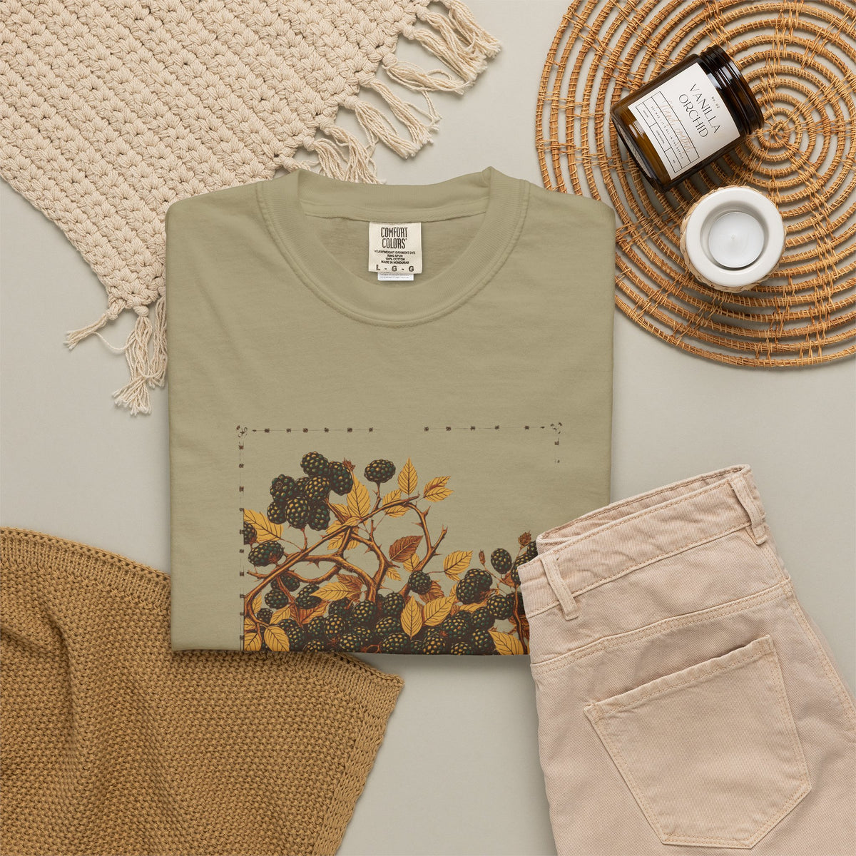 Botanical Lover Shirt - Blackberry Bramble Tee