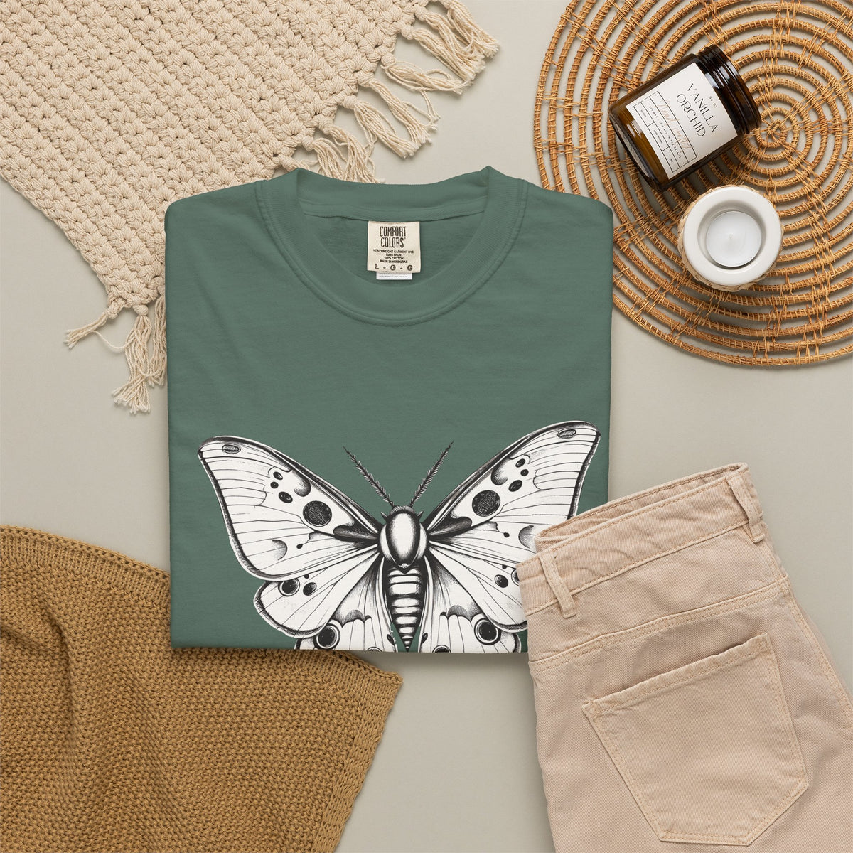 Moth Lover Gift Shirt - Luna Moth Tee