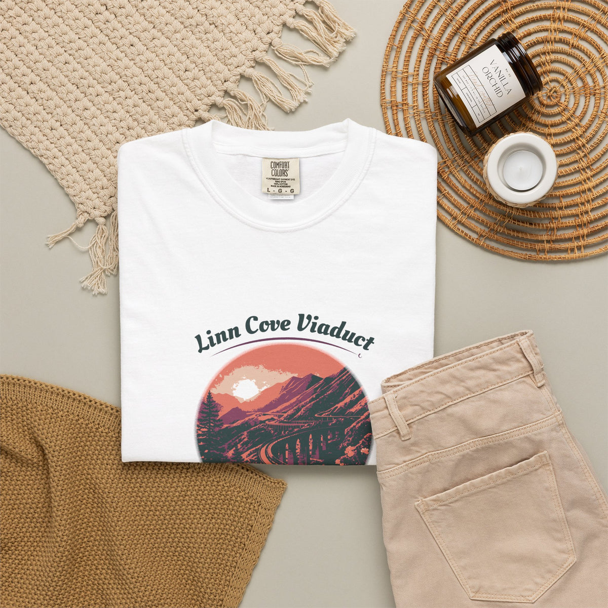 Linn Cove Viaduct Shirt - North Carolina Souvenir Tee