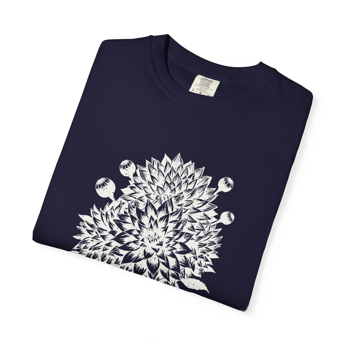Dahlia Season Shirt Botanical Print Fan Fall Tee