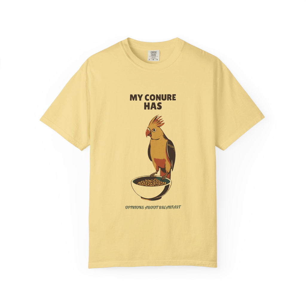 Picky Bird Owner Shirt - My Conure Has Opinions About Breakfast Tee
