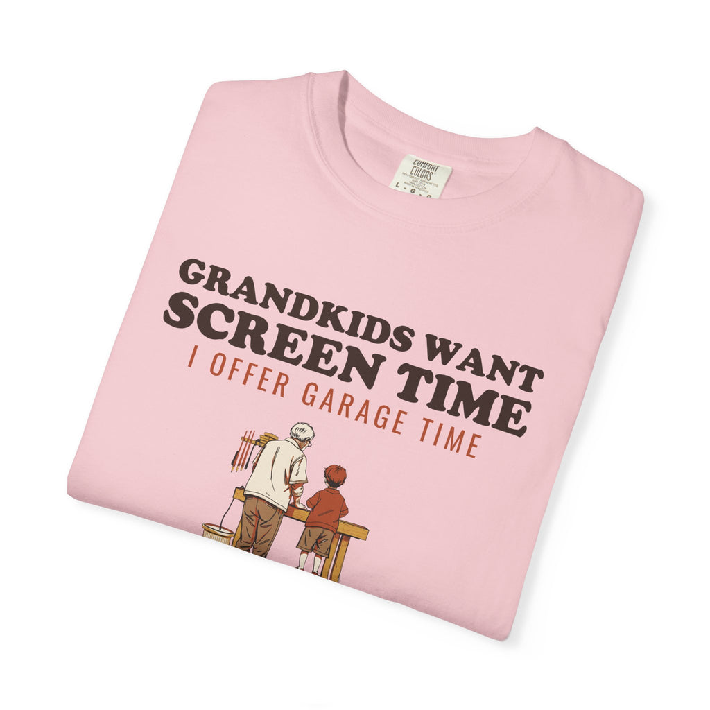 Grandkids Want Screen Time I Offer Garage Time Shirt Tee