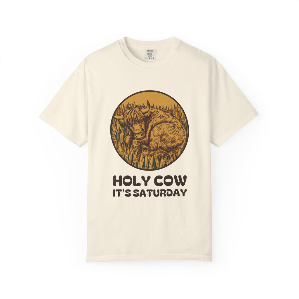 Hobby Rancher Shirt - Holy Cow It's Saturday Tee