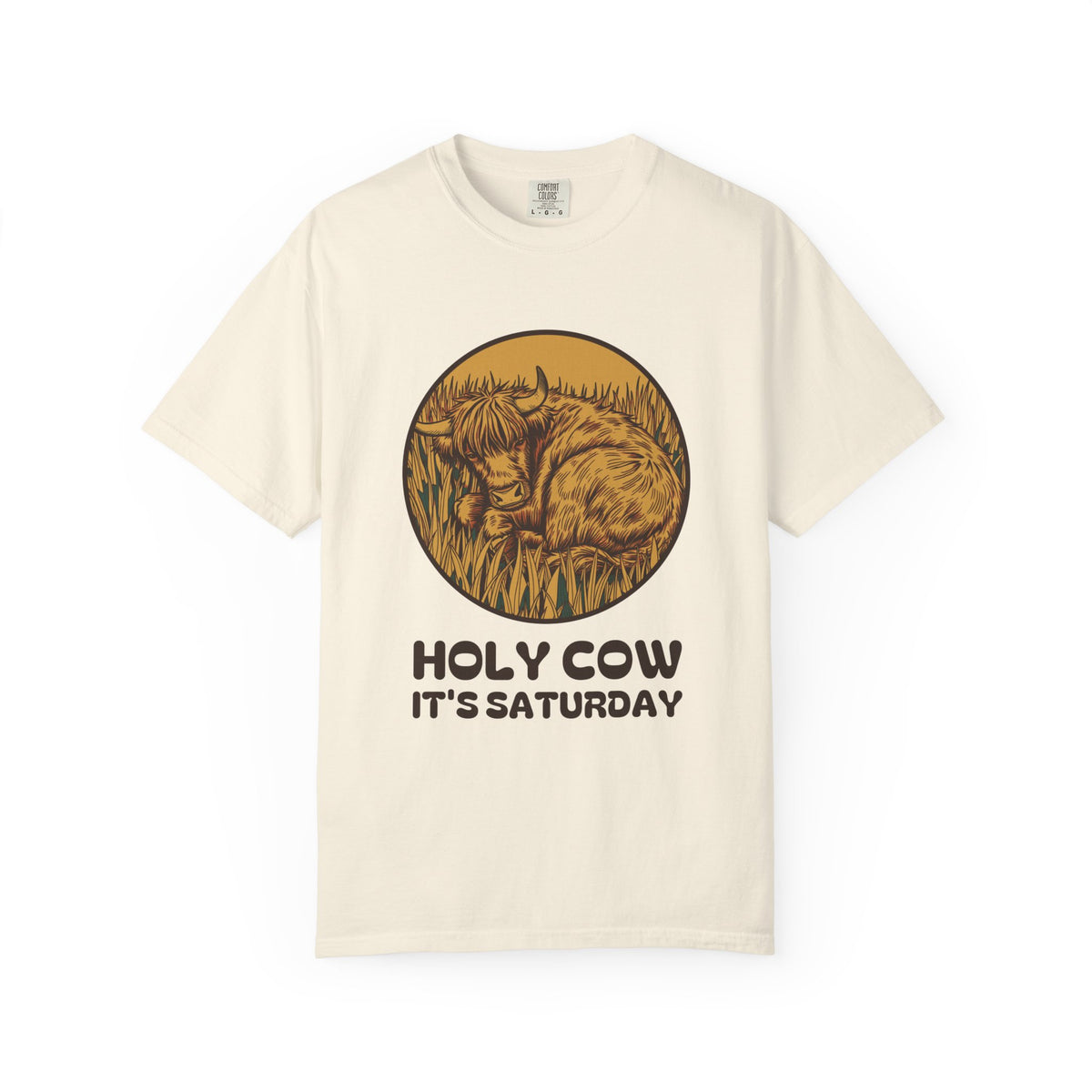 Hobby Rancher Shirt - Holy Cow It's Saturday Tee