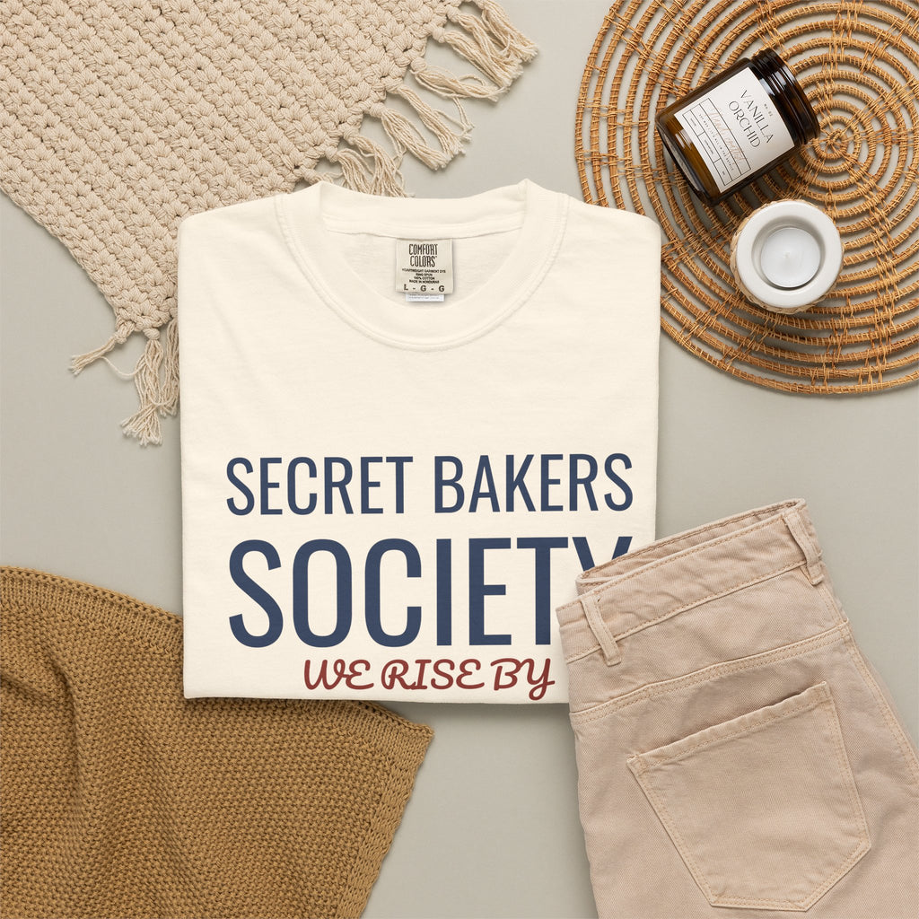 Pastry Chef Shirt - Secret Bakers Society We Rise by Lifting Dough Tee
