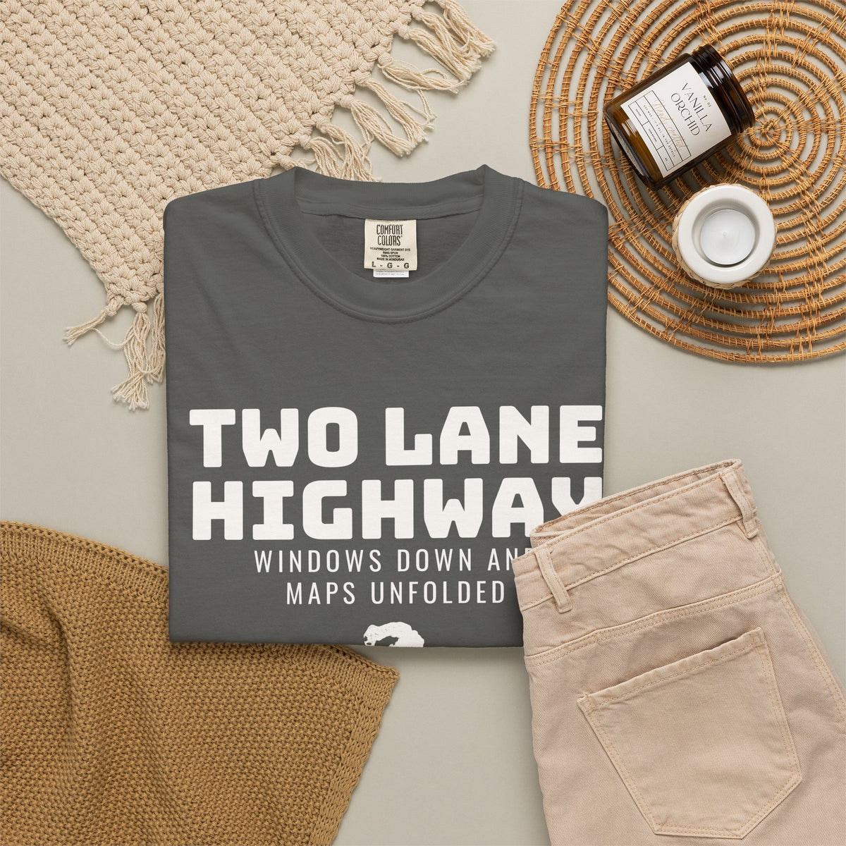 Lover Shirt - Two Lane Highway Windows Down and Maps Unfolded
