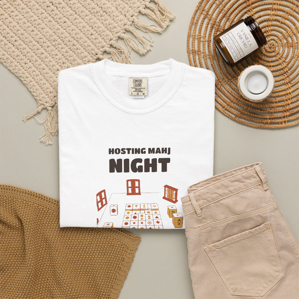 Funny Hosting Mahj Night Snacks Took Longer Than Setup Shirt