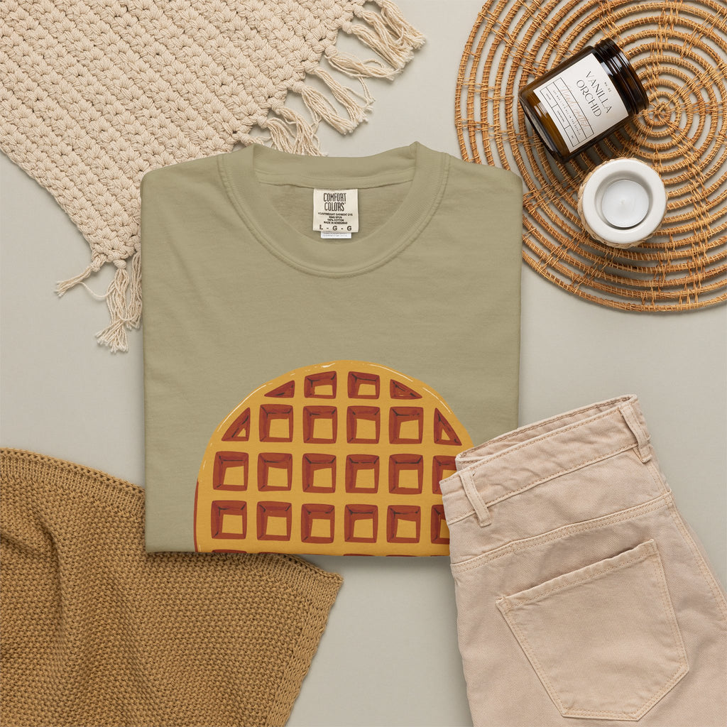 Breakfast Lover Shirt - Golden Waffles Tee