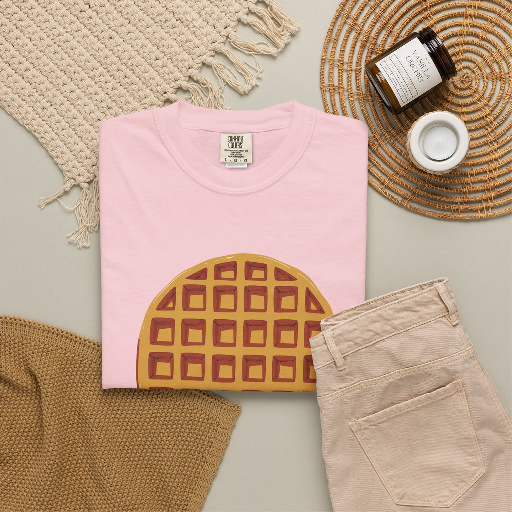 Breakfast Lover Shirt - Golden Waffles Tee