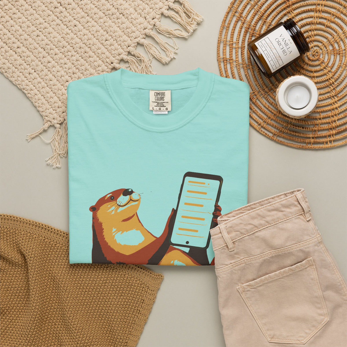 Group Chat Shirt - The Otter Who Never Reads the Messages Tee