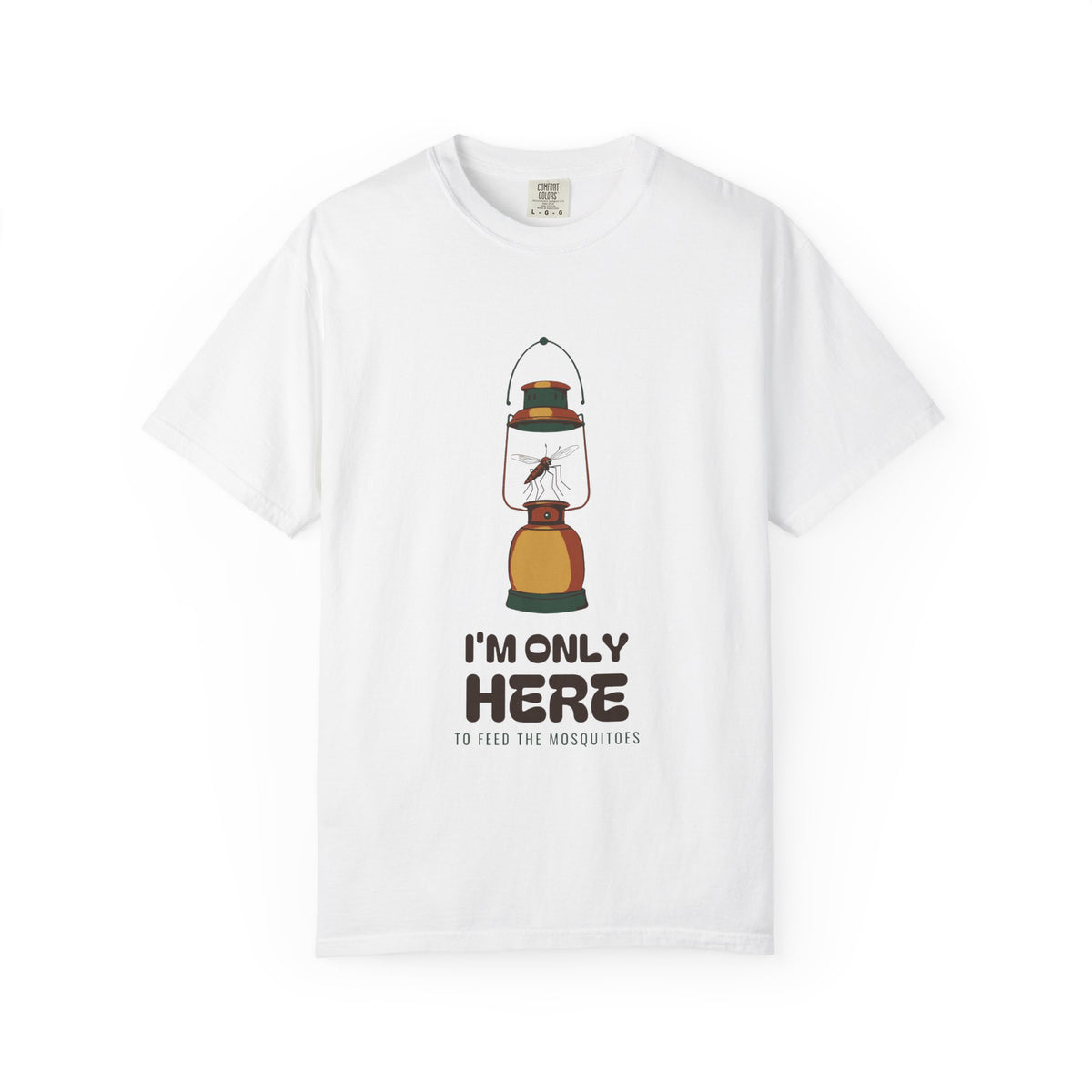 Funny Camping Shirt - I'm Only Here to Feed the Mosquitoes Tee
