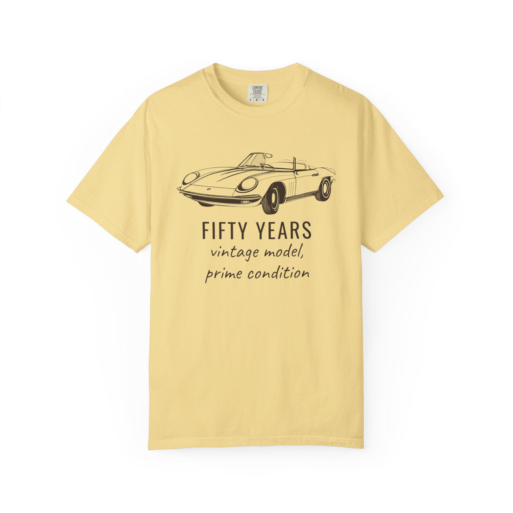 50th Birthday Gifts Shirt - Fifty Years Vintage Model Prime Condition