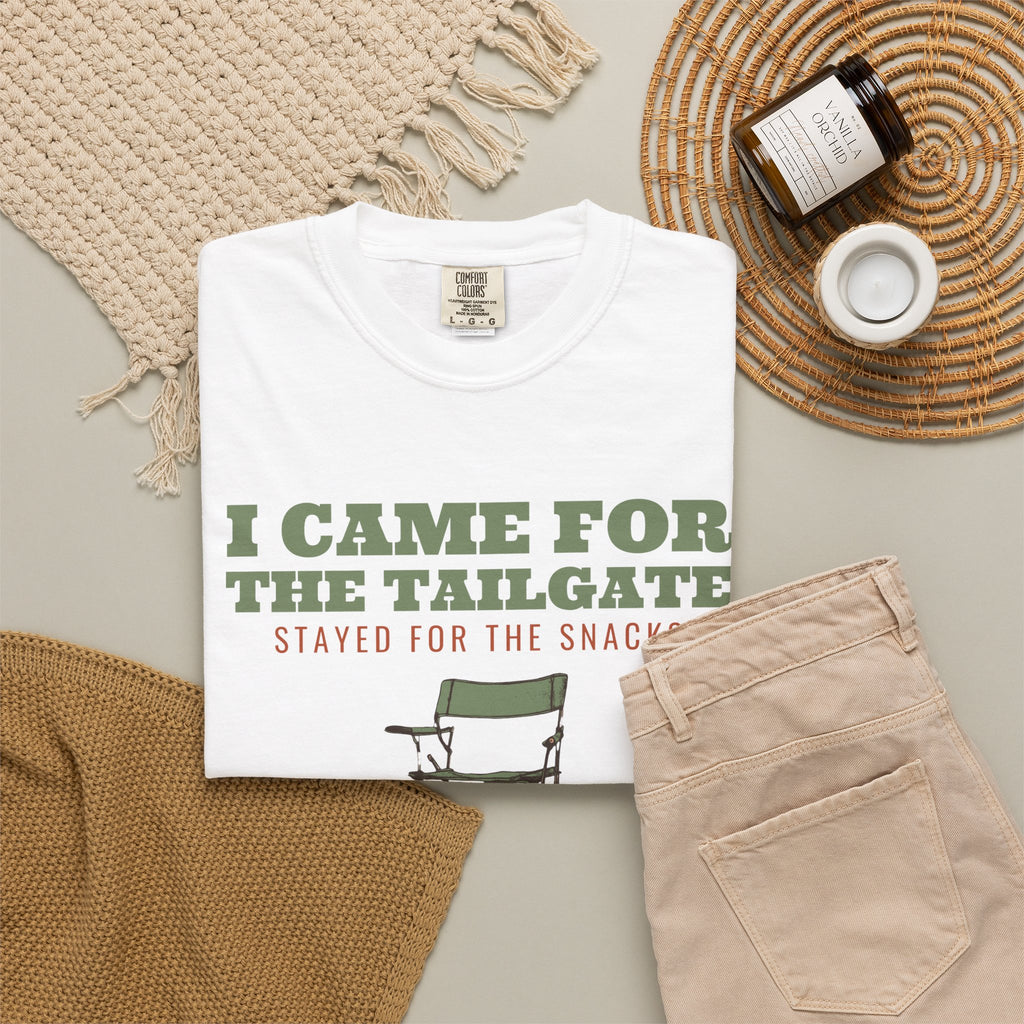 Tailgater Fall Shirt - I Came for the Tailgate Stayed for the Snacks