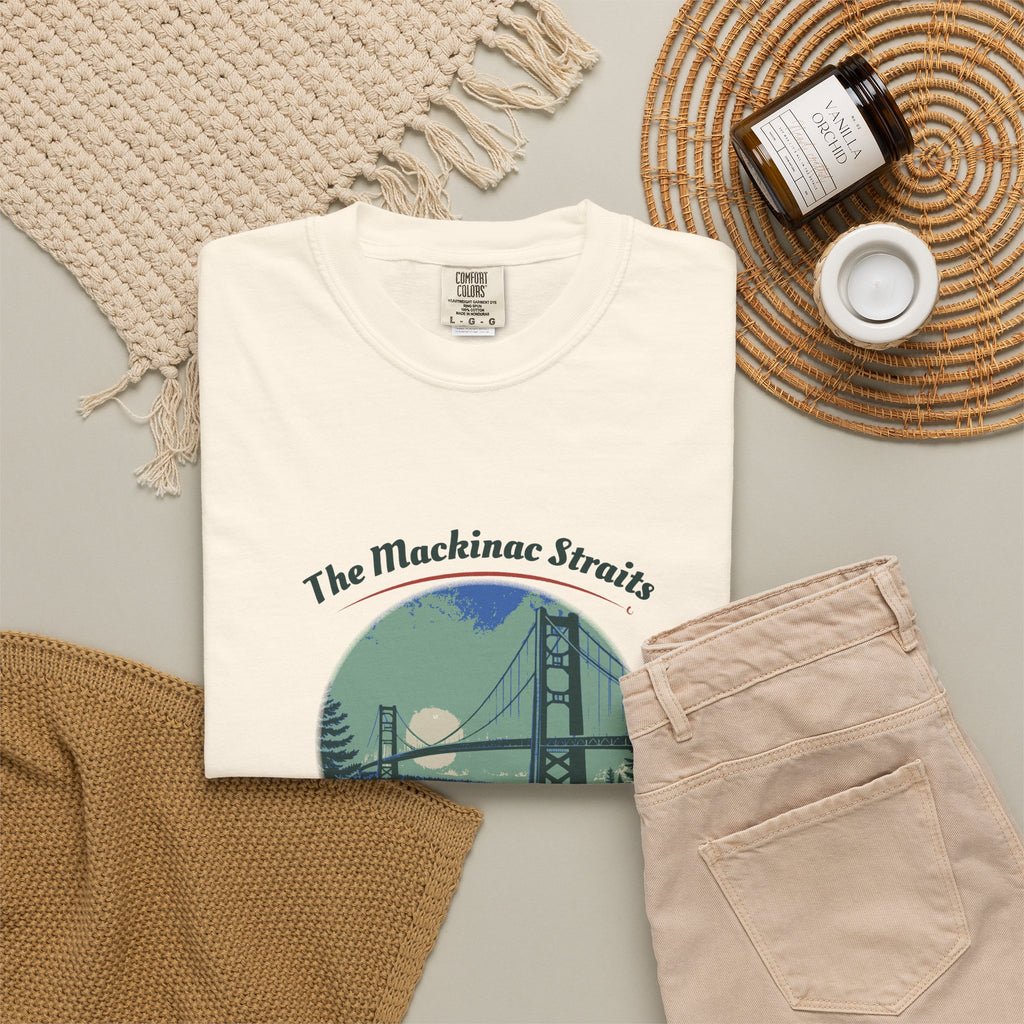Mackinac Straits Shirt - Michigan Souvenir Tee