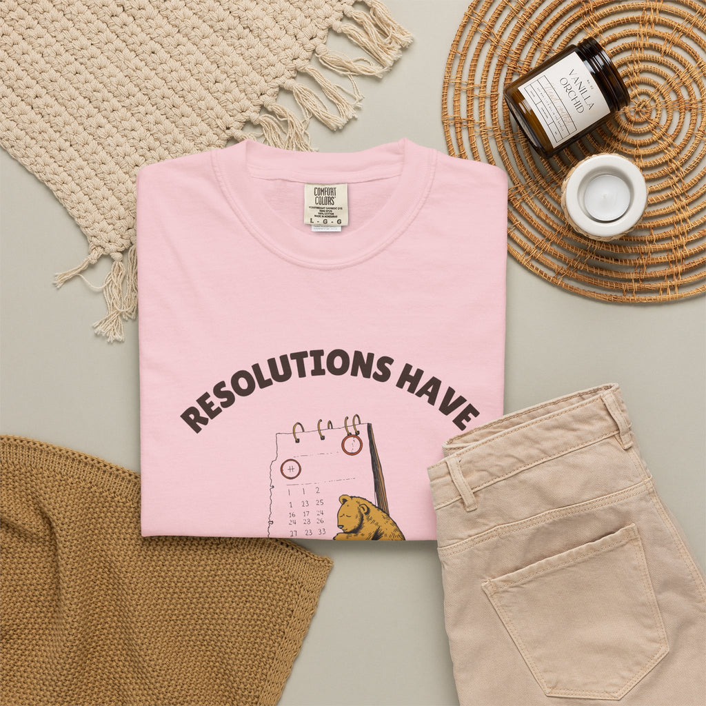New Year's Eve Shirt - Resolutions Have a Two Day Warranty Tee