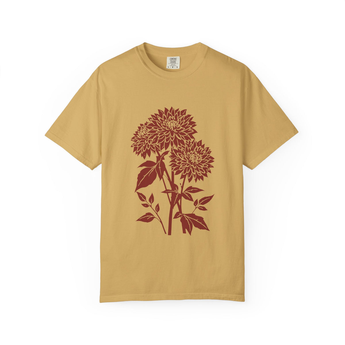 Botanical Illustration Fall Shirt - Dahlia Season Tee