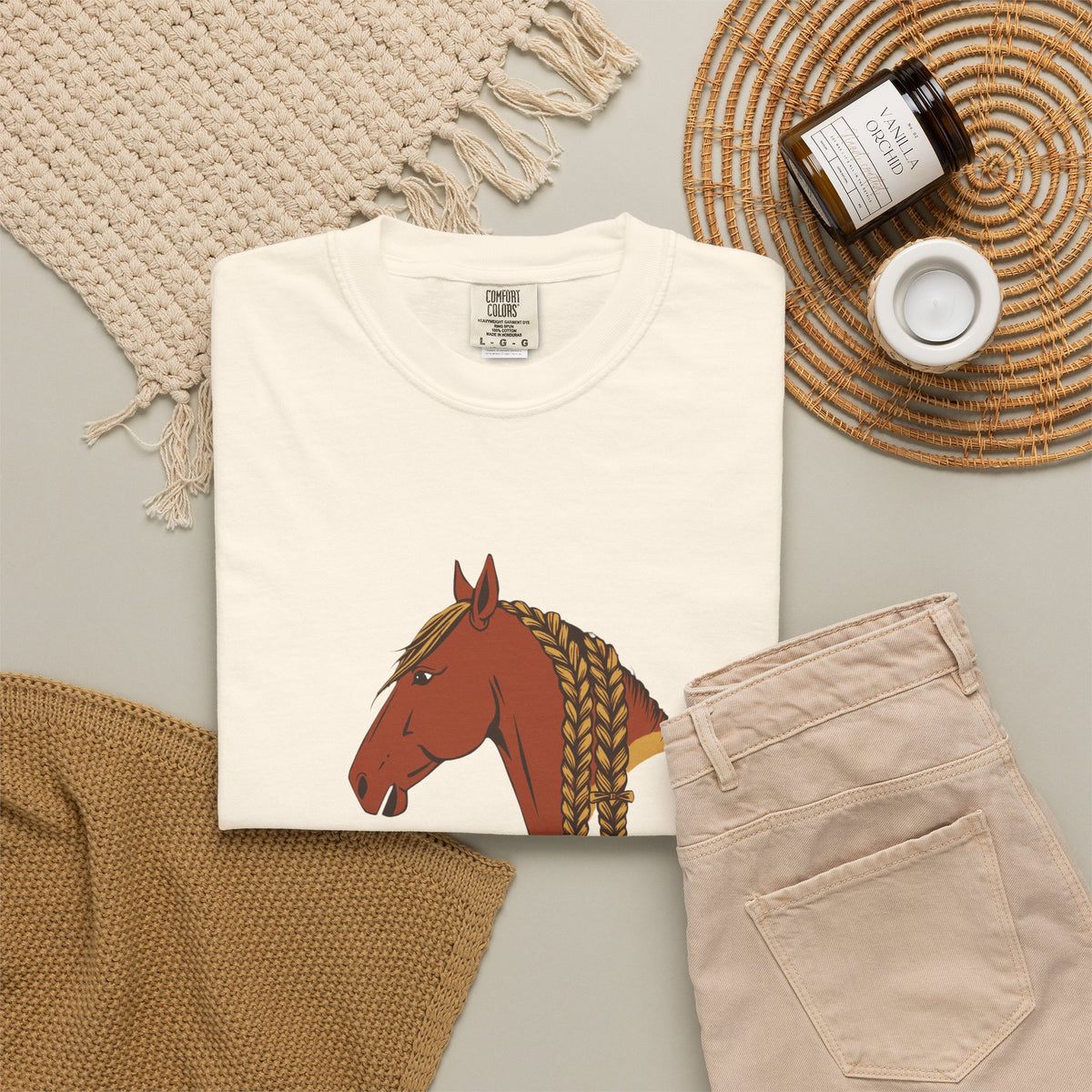 Women's Horse Braiding Shirt - Braiding a Mane Builds More Patience