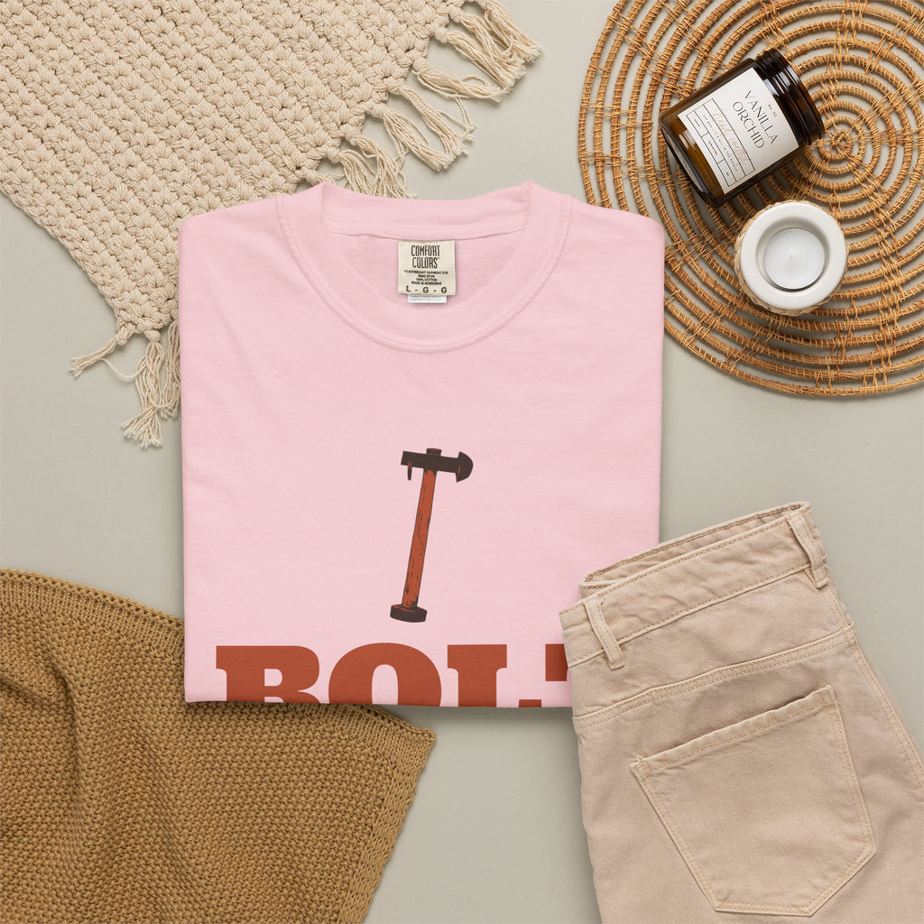 Mechanic Gift Shirt - Bolt Won't Budge Bigger Hammer Tee