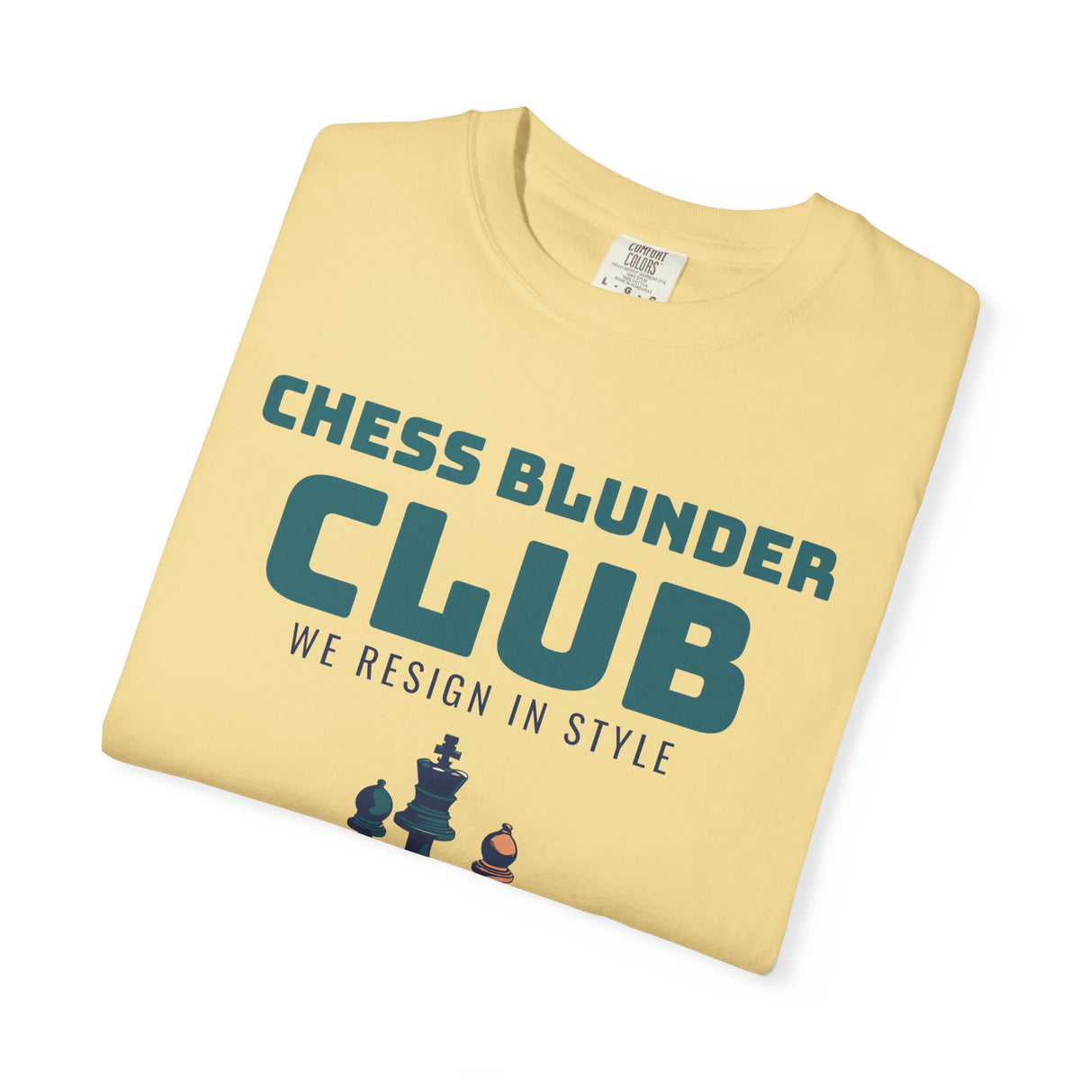 Funny Chess Player Shirt - Chess Blunder Club We Resign in Style