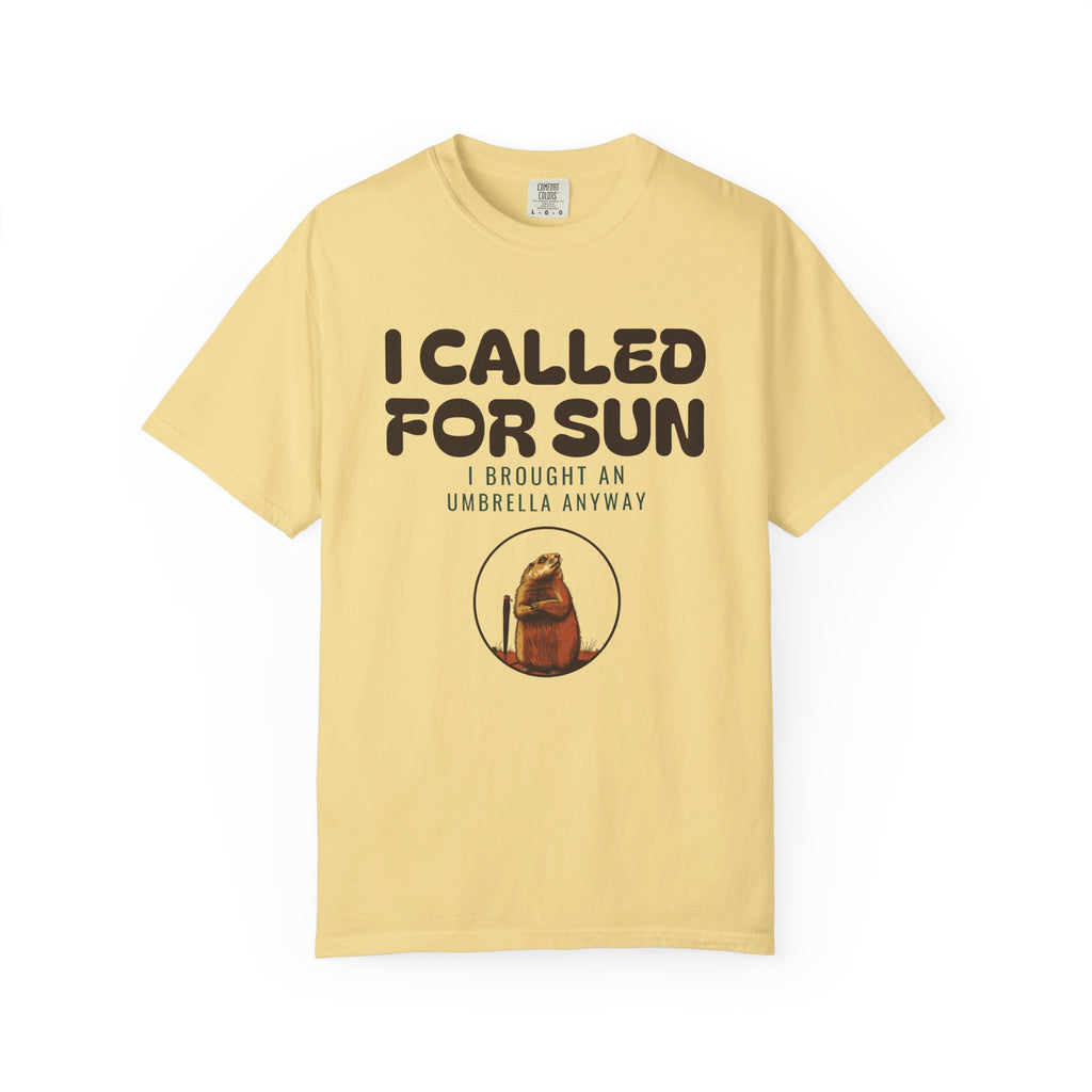 I Called for Sun I Brought an Umbrella Anyway Shirt Tee
