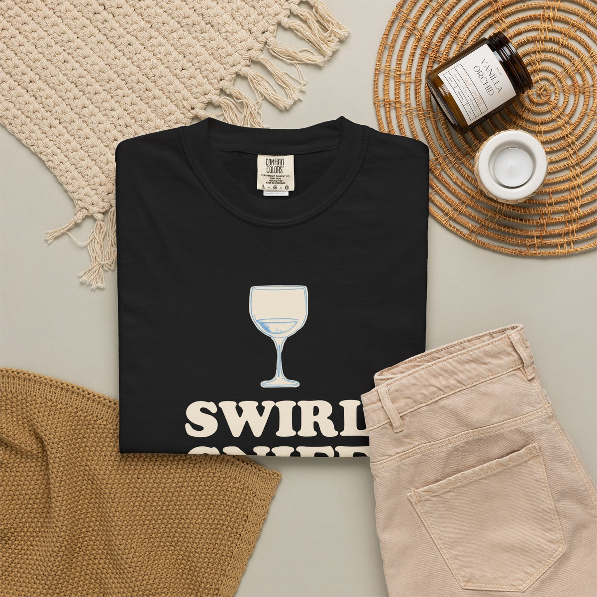 Wine Tasting Shirt - Swirl Sniff Sip Stumble Tee