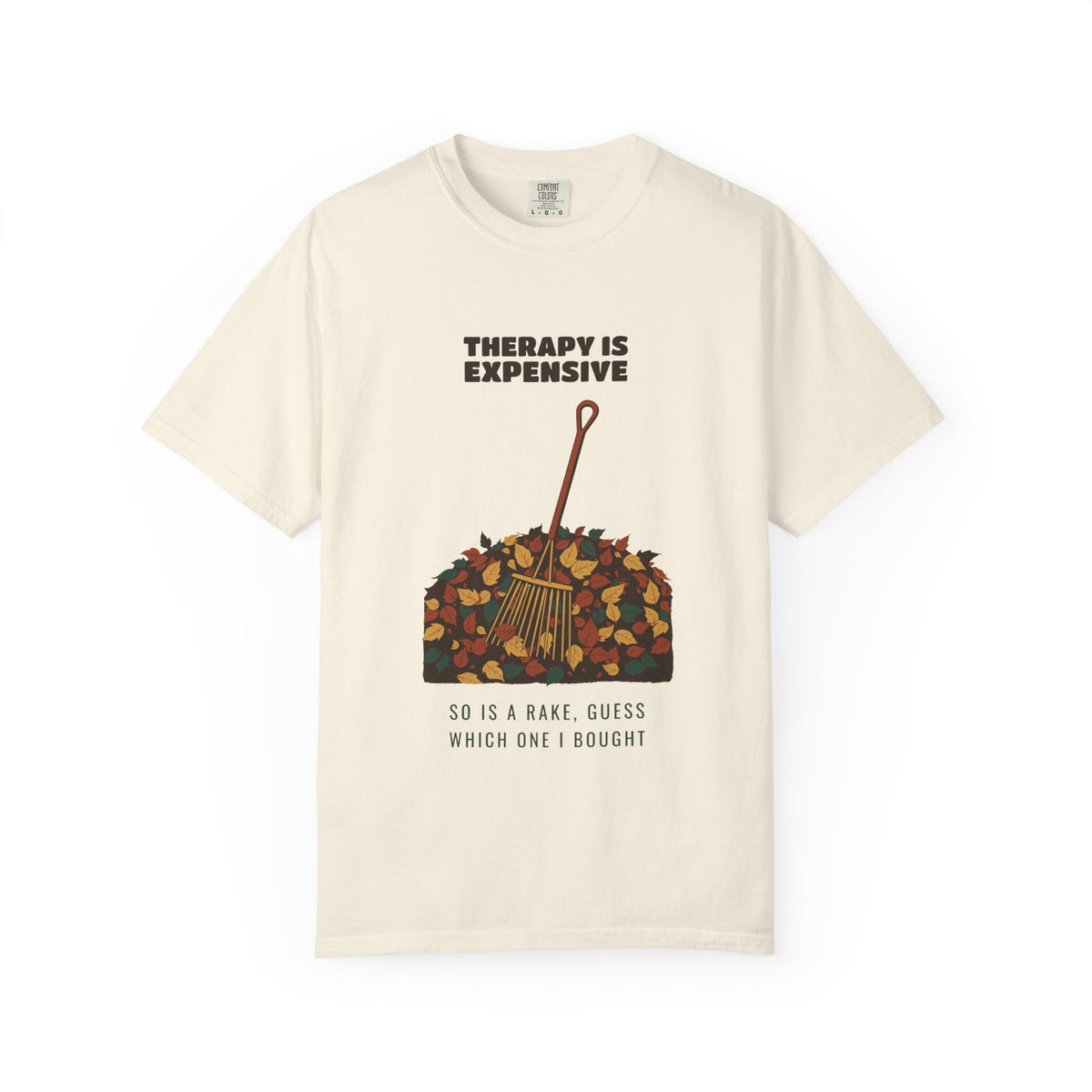 Men's Reluctant Gardener Fall Shirt - Therapy is Expensive Tee |