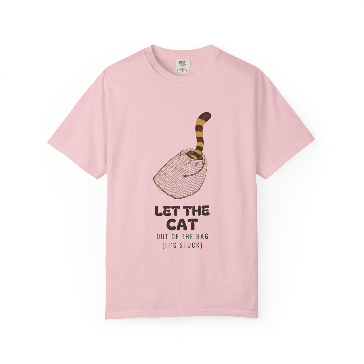 Cat Lover Shirt - Let The Cat Out Of The Bag It's Stuck Tee