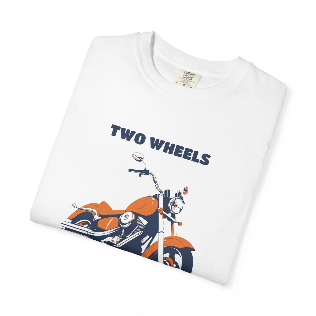 Motorcycle Rider Shirt - Two Wheels Winding Blacktop and Open Sky Tee