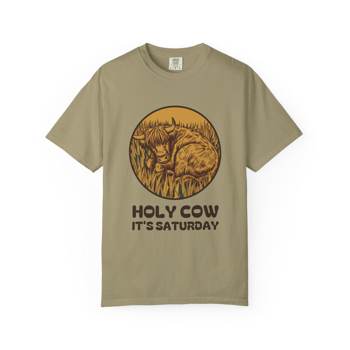 Hobby Rancher Shirt - Holy Cow It's Saturday Tee