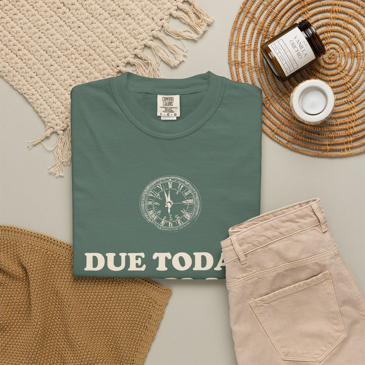 Funny High School Student T-Shirt Due Today Graphic Tee Gift